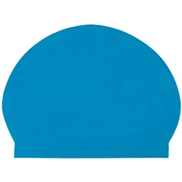 the morning play KIDS AND ADULT FREE SIZE High Quality Silicone Swimming BLUE Swimming Cap-picture-10
