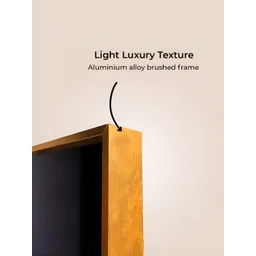 THE NEXT DECOR Gold-Toned & White Waterfall & Boat Glass Finish Vertical Wall Art image 4