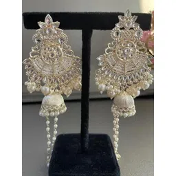 THE OSTRICH COLLECTION Contemporary Jhumkas Earrings-picture-19