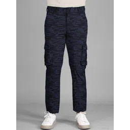 The Pant Project Men Cotton Tailored Slim Fit Wrinkle Free Cargos Trousers-image-7