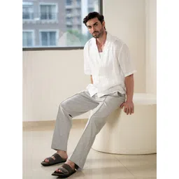 The Pant Project Men Relaxed Fit Pleated Trousers-picture-14