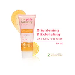 The Pink Foundry Brightening & Exfoliating Vit C Daily Face Wash - 100ml-image-23