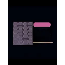 The Pink Truck Set of 24 Artificial Reusable Nails With CGR Design-picture-22