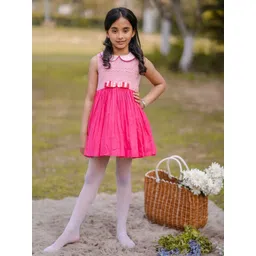 THE PONY & PEONY CO. Girls Peter Pan Collar Fit & Flare Dress-picture-18