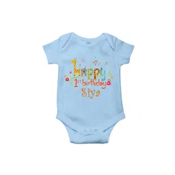 THE PRINT PLATTER Infants 1st Birthday Printed Ultra Bio Wash Bodysuit With Envelope Neck-picture-22