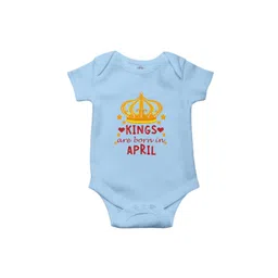 THE PRINT PLATTER Infants Boys Printed Cotton Ultra Bio Wash with Envelope Neck Bodysuits-picture-42