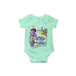 THE PRINT PLATTER Infants Kids 1st Birthday Printed Cotton Bodysuit-picture-31