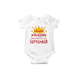 THE PRINT PLATTER Infants Kids Born In September Printed Cotton Bodysuit-picture-31