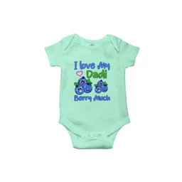 THE PRINT PLATTER Infants Kids I Love My Dadi Printed Envelope Neck Cotton Bodysuit-picture-35