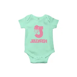 THE PRINT PLATTER Infants Kids Jellyfish Printed Cotton Bodysuits-picture-45