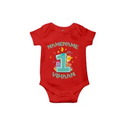 THE PRINT PLATTER Infants Kids Printed Cotton Ultra Bio Wash Bodysuit with Envelope Neck-picture-39