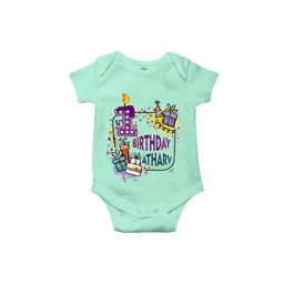 THE PRINT PLATTER Infants Kids Printed Cotton Ultra Bio Wash with Envelope Neck Bodysuits-picture-29
