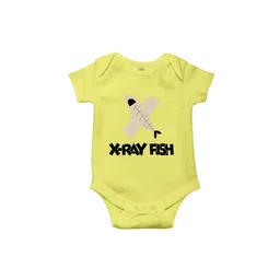 THE PRINT PLATTER Infants Kids Printed Pure Cotton Bodysuits with Envelope Neck-picture-38