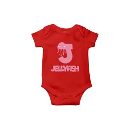 THE PRINT PLATTER Infants Kids Printed Round Neck Short Sleeves Cotton Bodysuit-picture-47