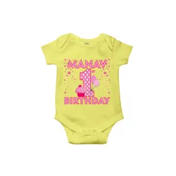 THE PRINT PLATTER Infants Kids Typography Printed Envelope Neck Cotton Bodysuit-picture-20