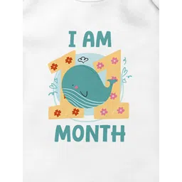 THE PRINT PLATTER Infants Kids Typography Printed Envelope Neck Cotton Bodysuit image 2