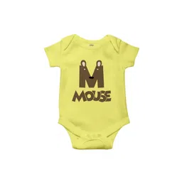 THE PRINT PLATTER Infants Mouse Printed Cotton Envelope Neck Bodysuits-picture-35