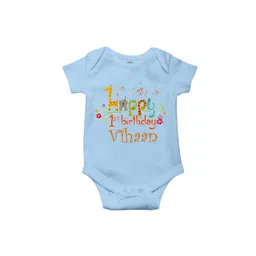 THE PRINT PLATTER Infants Printed Cotton Ultra Bio Wash Bodysuit with Envelope Neck-picture-25