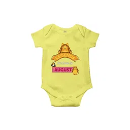 THE PRINT PLATTER Infants Printed Cotton Ultra Bio-Wash Envelope Neck Bodysuit-picture-26