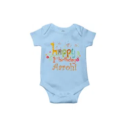 THE PRINT PLATTER Infants Printed Envelope Neck Ultra Bio Wash Cotton Bodysuit-picture-23