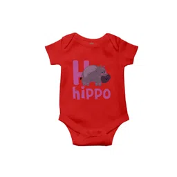 THE PRINT PLATTER Infants Typography Printed Round Neck Short Sleeves Cotton Bodysuit-picture-15
