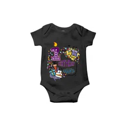 THE PRINT PLATTER Kids 1st Birthday Printed Envelope Neck Cotton Bodysuit-picture-13