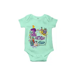 THE PRINT PLATTER Kids 1st Birthday Printed Envelope Neck Cotton Bodysuit-picture-38