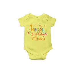 THE PRINT PLATTER Kids 1st Birthday Printed Ultra Bio Wash Cotton Bodysuit-picture-25