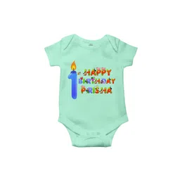 THE PRINT PLATTER Kids 1st Birthday Printed Ultra Bio Wash Cotton Envelope Neck Bodysuit-picture-26
