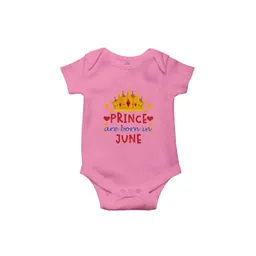 THE PRINT PLATTER Kids Born In June Printed Bio Wash Envelope Neck Cotton Bodysuit-picture-19
