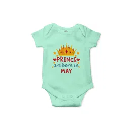 THE PRINT PLATTER Kids Born In May Printed Ultra bio wash with Envelope Neck Bodysuits-picture-12