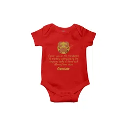 THE PRINT PLATTER Kids Cancer Printed Cotton Rompers-picture-20