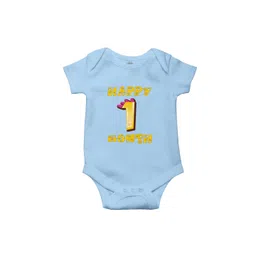 THE PRINT PLATTER Kids Graphic Printed Round Neck Short Sleeves Cotton Bodysuit-picture-36