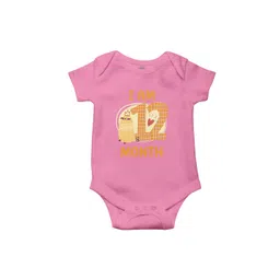 THE PRINT PLATTER Kids I Am Twelve Month Printed Cotton Bodysuit-picture-37
