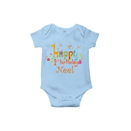 THE PRINT PLATTER Kids Infants 1st Birthday Printed Envelope Neck Ultra Bio Wash Bodysuit-picture-44