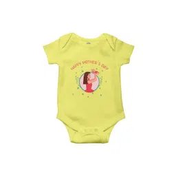 THE PRINT PLATTER Kids Mother's Day Printed Cotton Envelope Neck Ultra Bio Wash Bodysuit-picture-21