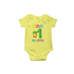 THE PRINT PLATTER Kids One Month Printed Cotton Romper-picture-15
