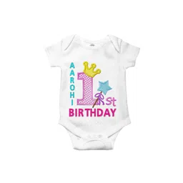 THE PRINT PLATTER Kids Printed Ultra Bio Wash with Envelope Neck Cotton Bodysuits-picture-37