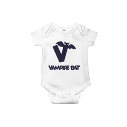 THE PRINT PLATTER Kids Vampire Printed Bio Wash Envelope Neck Cotton Bodysuit-picture-27
