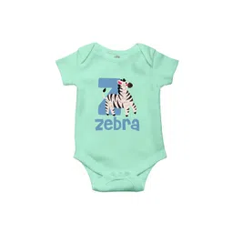 THE PRINT PLATTER Kids Zebra Printed Ultra bio wash with Envelope Neck Bodysuits-picture-35