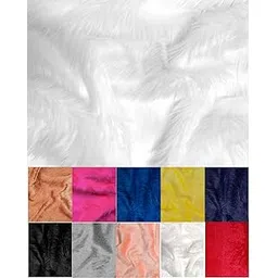 The Prop store Fur Rug for Photography for Baby Background (90x160cm)-White-picture-19