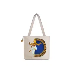 THE PURANI JEANS Women's Denim With Ghungroo Design Tote Bag-picture-13