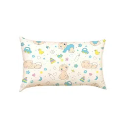 Pink and White Poly Cotton Rectangular Pillow-image-34