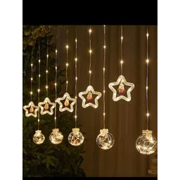 The Purple Tree 2.5 m Warm White Tangle-Free 130 LEDs Star Shaped String Lights-image-36