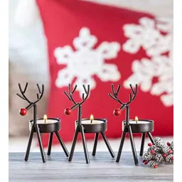 the purple tree Black Aluminium T-Light Holders (Pack of 2)-picture-10