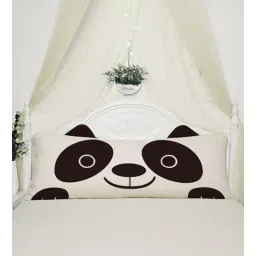 the purple tree Black & White Cotton Blend Panda Print Shaped Pillow-picture-38