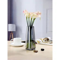 The Purple Tree Grey & Transparent Glass Flower Vases-picture-27