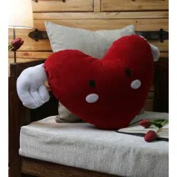 the purple tree Red Velvet 16 x 16 Inch Heart Shaped Cuddle Cushion-picture-16