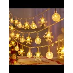 The Purple Tree White Crystal Ball & Snowflake Shaped LED String Lights-image-47