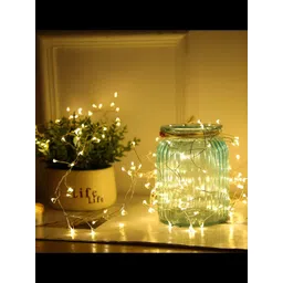 The Purple Tree White Firecracker Cluster LED String Lights-image-16